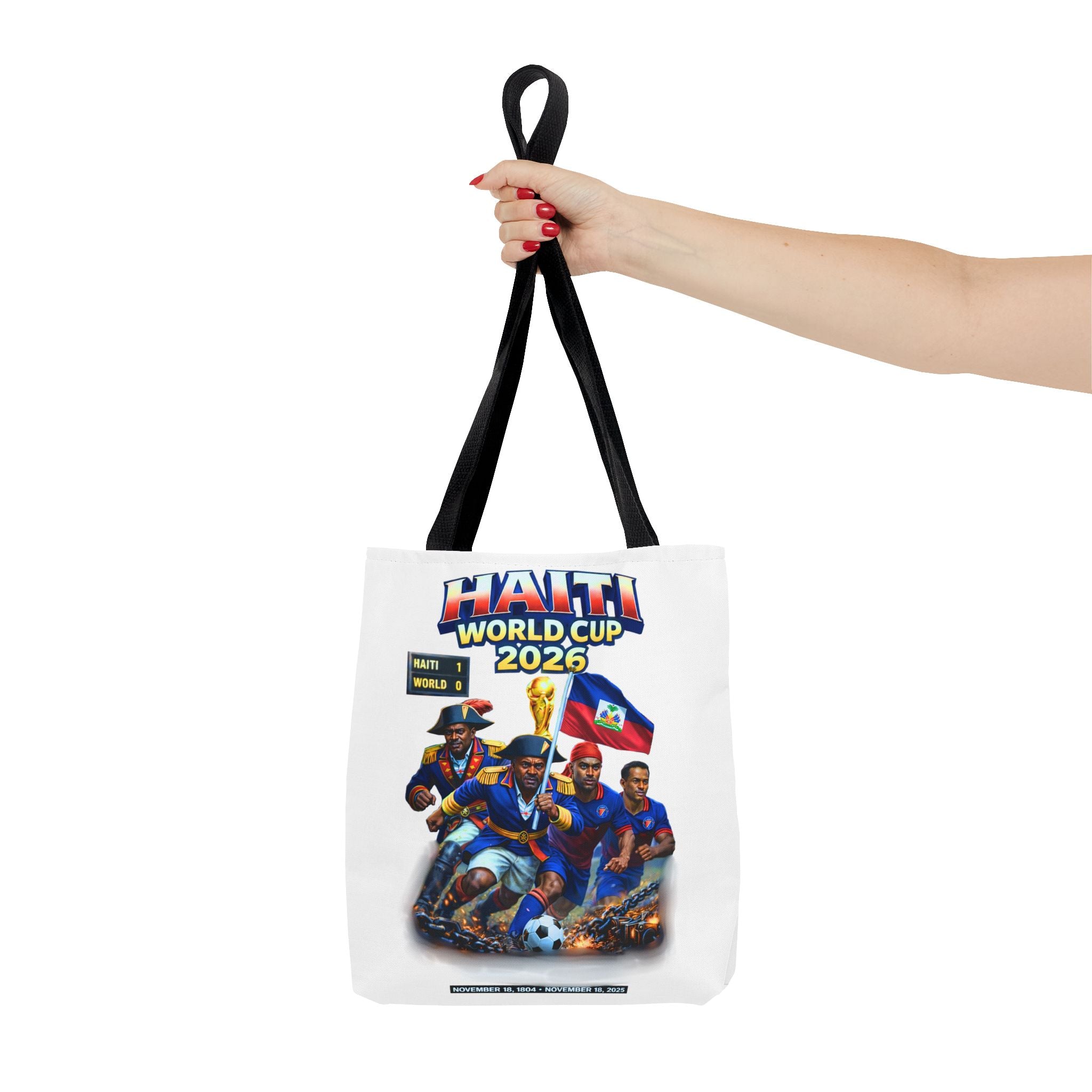 Ayiti Pride All-Over Print Tote Bag – Durable Everyday Carry