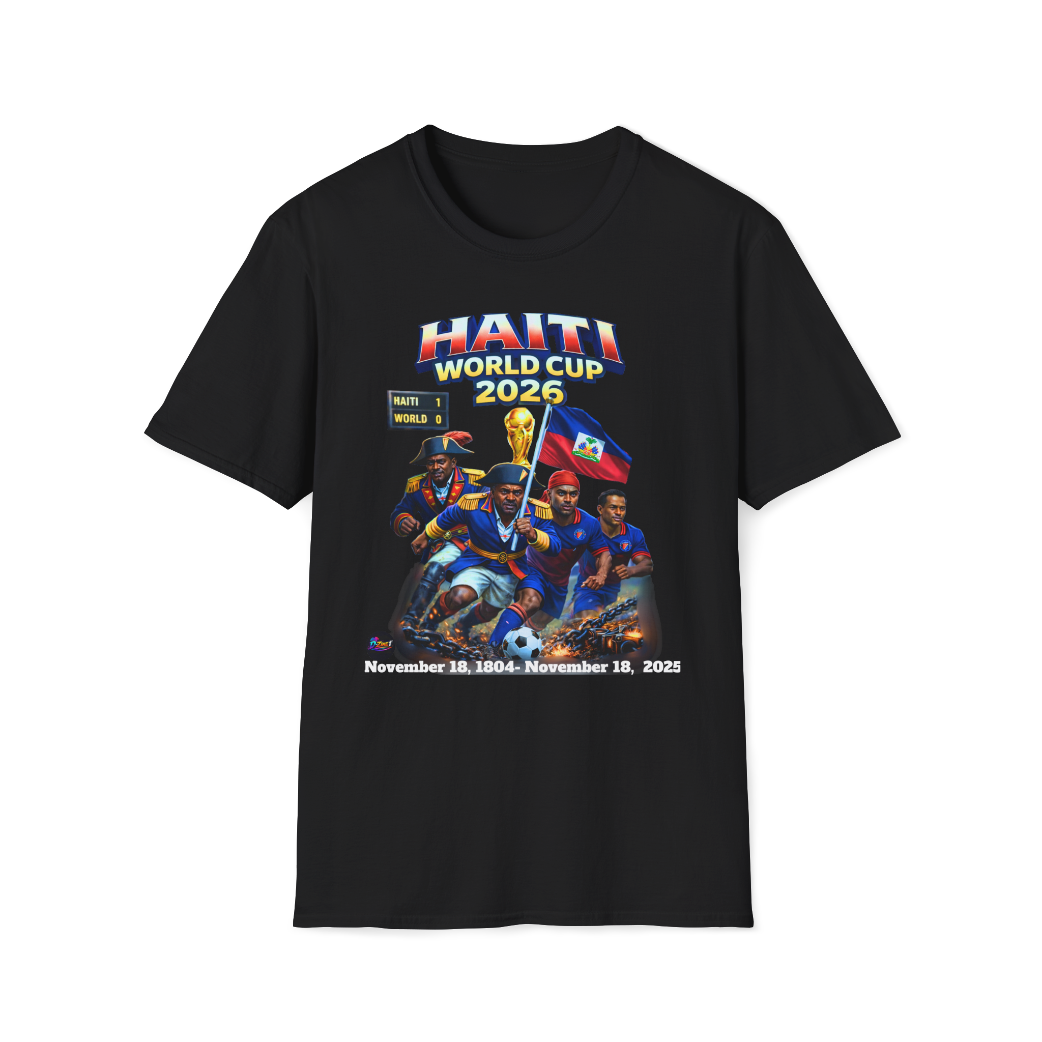 Front & Back Print - Ayiti Heroes World Cup 2026 Tee