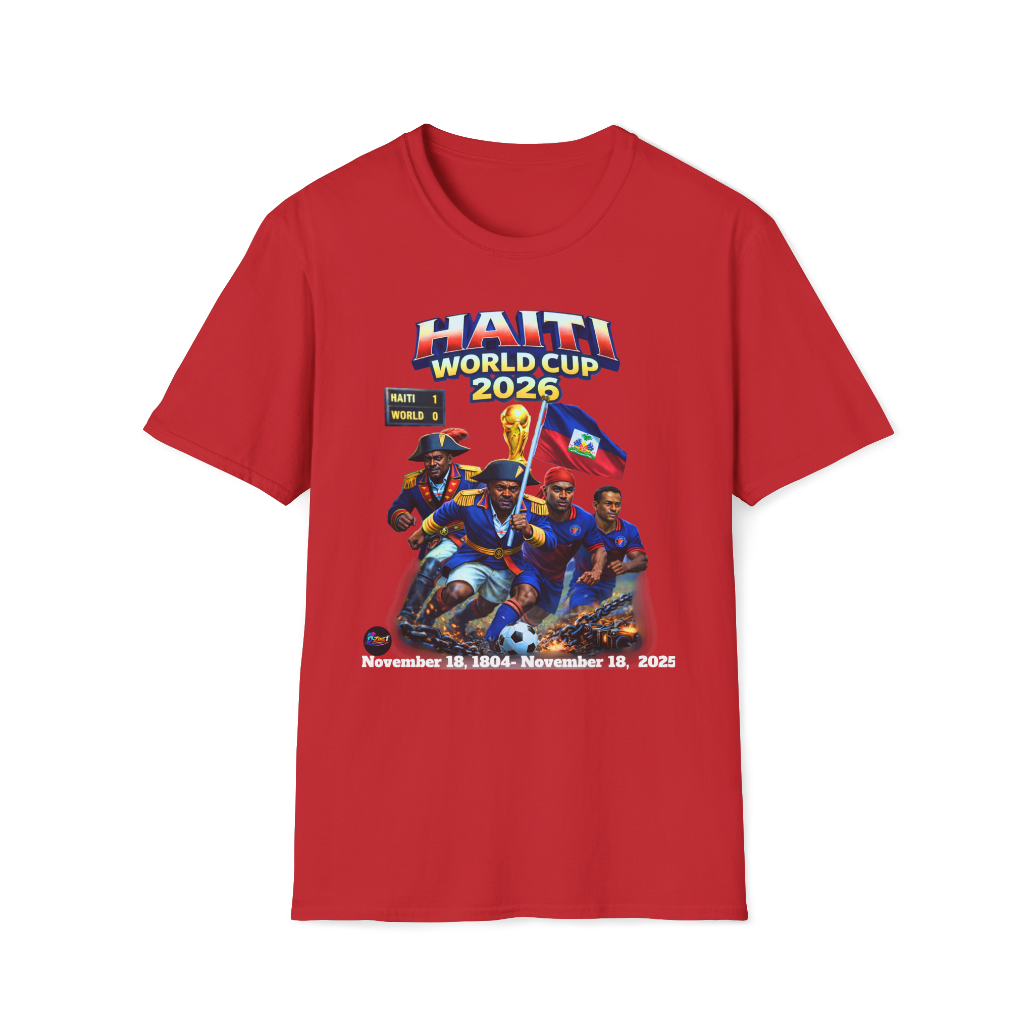 Front & Back Print - Ayiti Heroes World Cup 2026 Tee