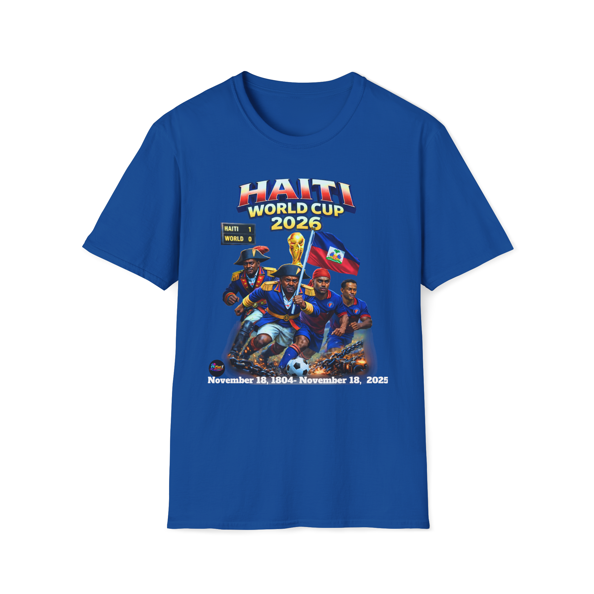 Front & Back Print - Ayiti Heroes World Cup 2026 Tee