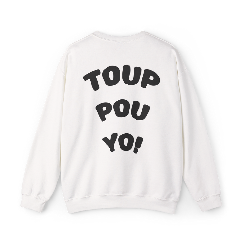 Front & Back Print - Haiti World Cup 2026 Vintage Sweater Crewneck
