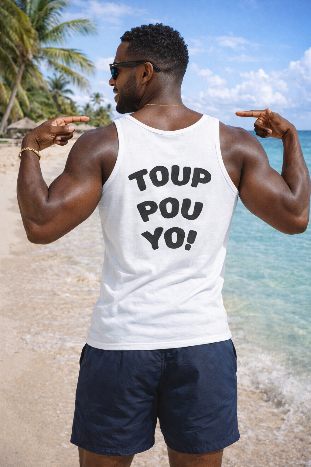 Front & Back Print - Ayiti Stadium Energy Tank