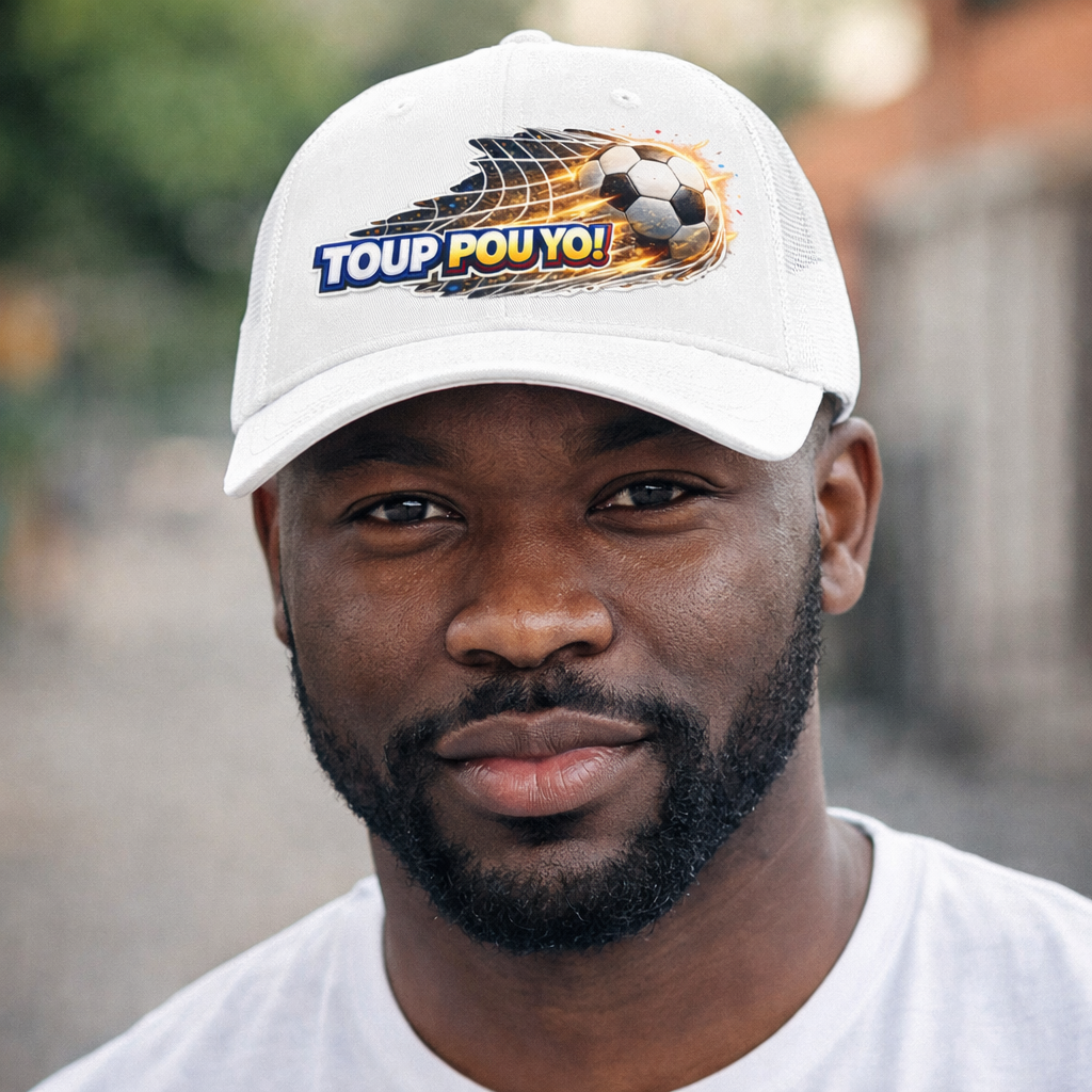 Ayiti Retro Trucker Hat – Classic Structured Snapback