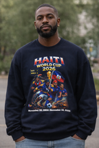 Front & Back Print - Haiti World Cup 2026 Vintage Sweater Crewneck
