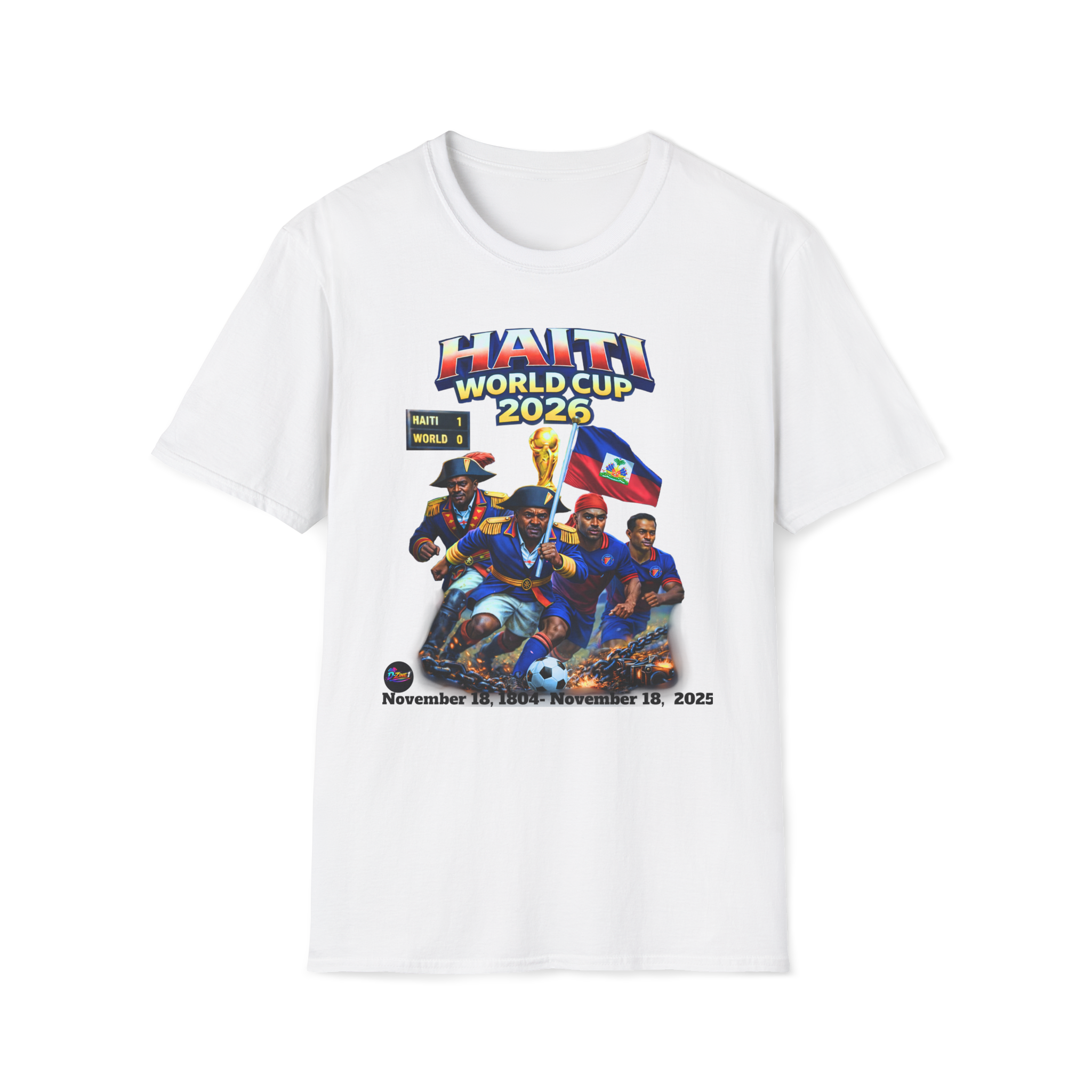 Front & Back Print - Ayiti Heroes World Cup 2026 Tee