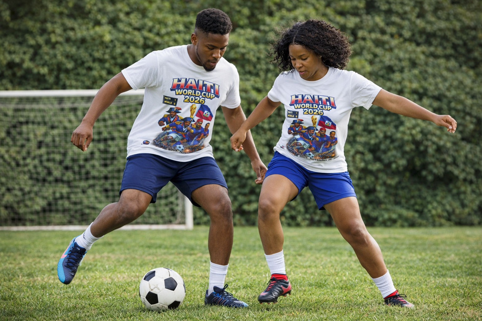 Front & Back Print - Ayiti Heroes World Cup 2026 Tee