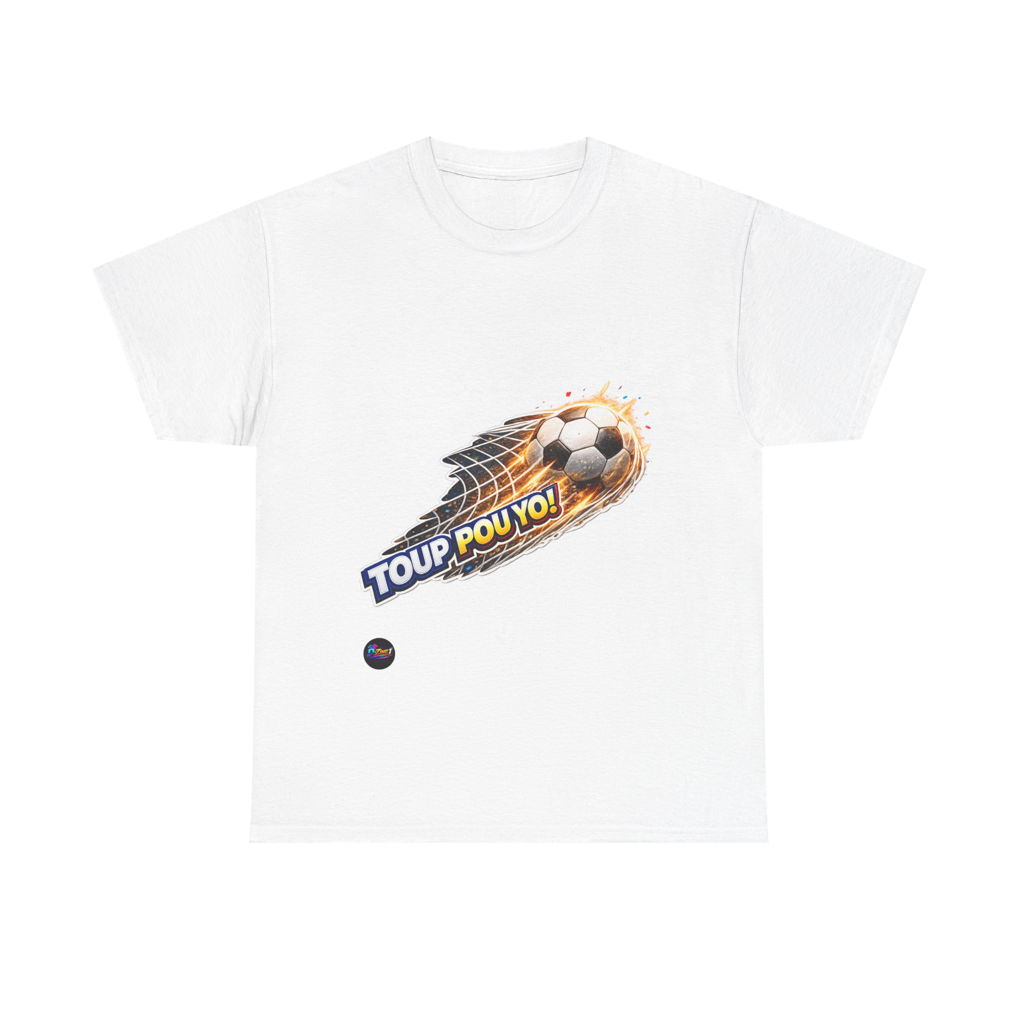 Front only print  - Toup Pou Yo Haitian World Cup Front Print Tee