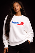 Unisex Heavy Blend™Haiti Signature Embroidery Sweatshirt/ Crewneck Sweatshirt
