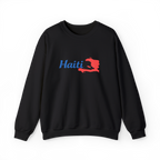 Unisex Heavy Blend™Haiti Signature Embroidery Sweatshirt/ Crewneck Sweatshirt