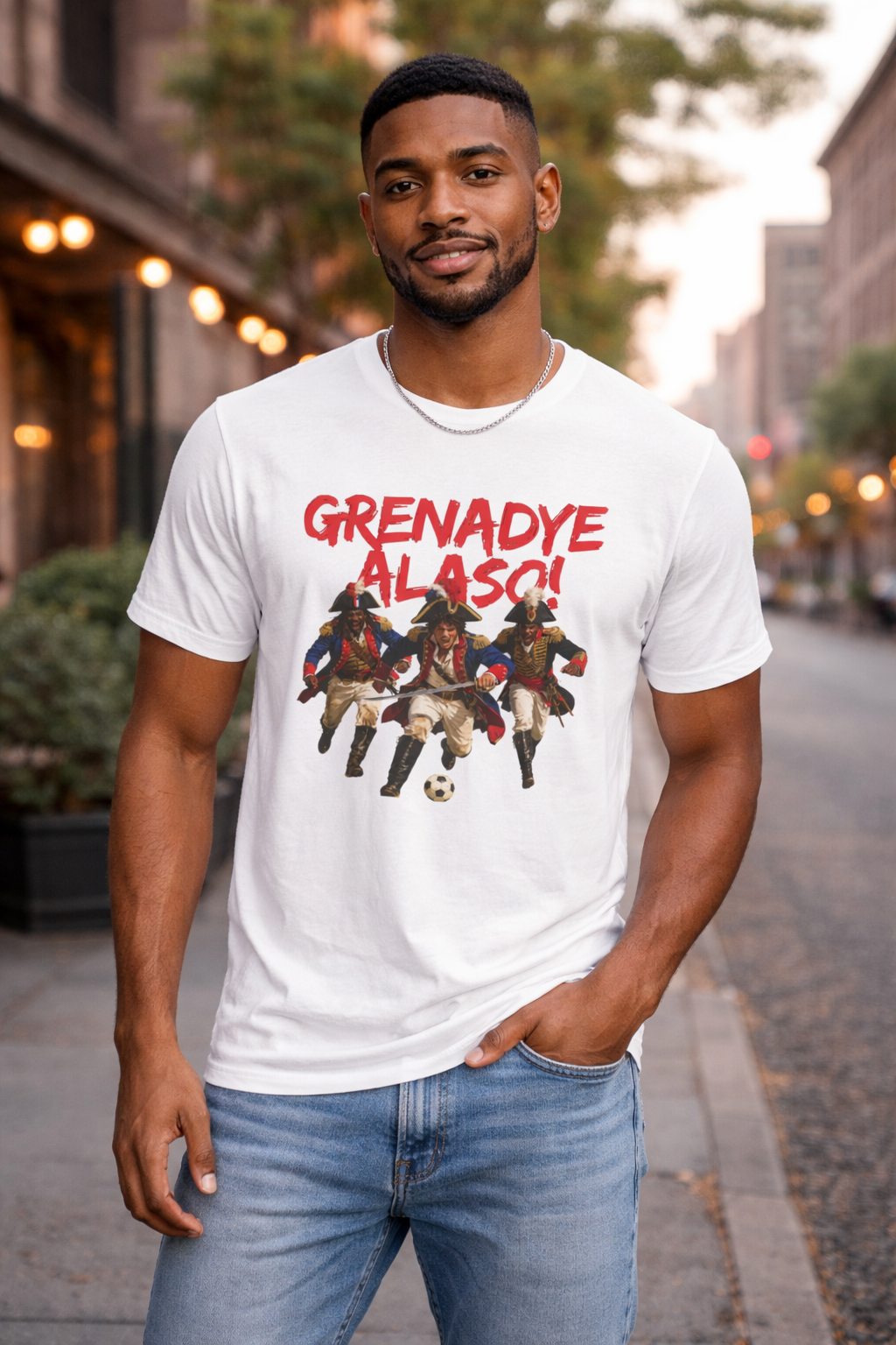 T-Shirt — Grenadye Alaso! (top print)