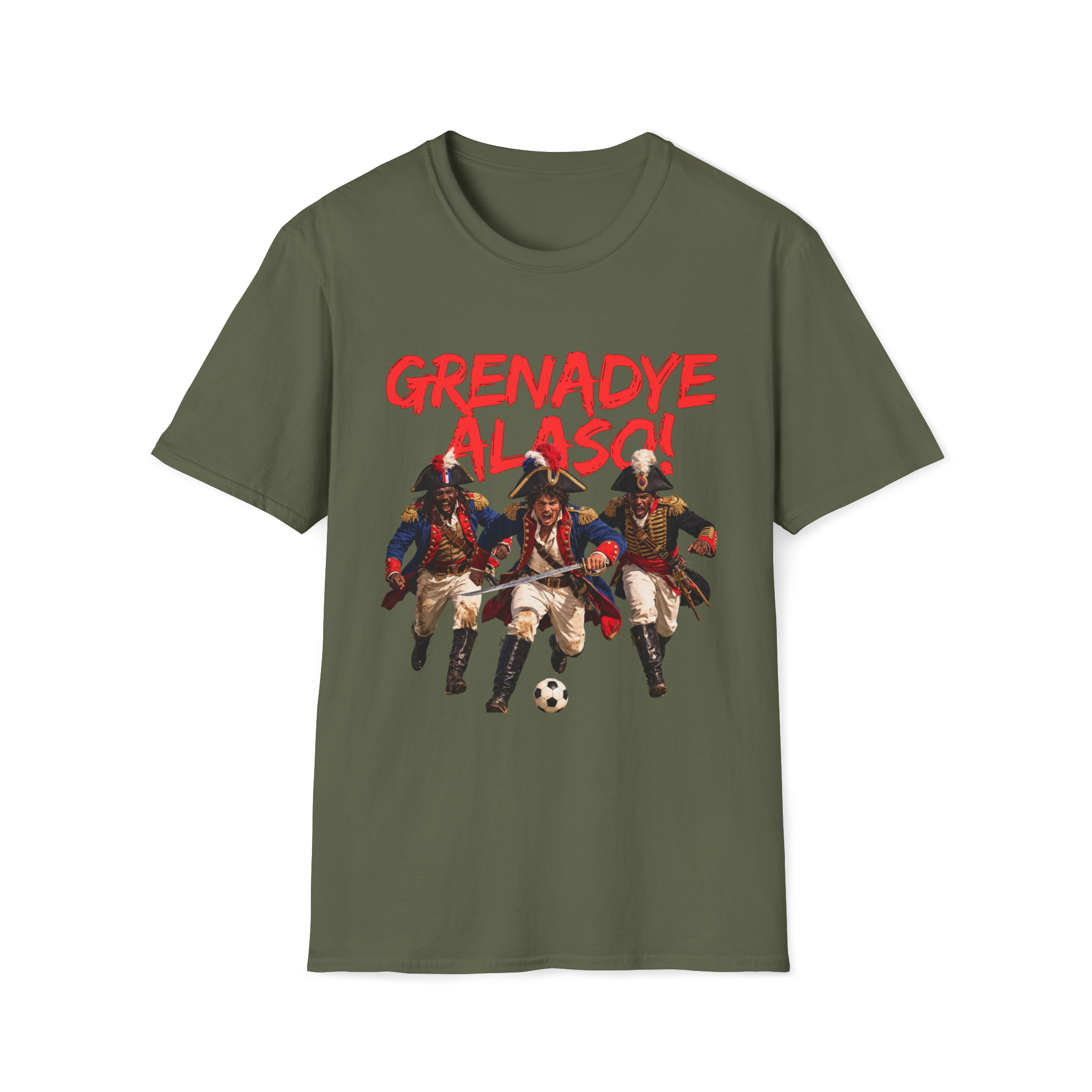 T-Shirt — Grenadye Alaso! (top print)