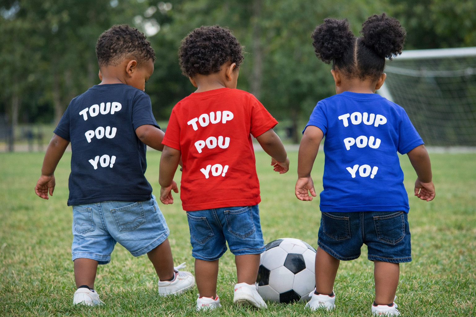 Front & Back Print/ Ti Fan Ayiti World Cup Infant Tee