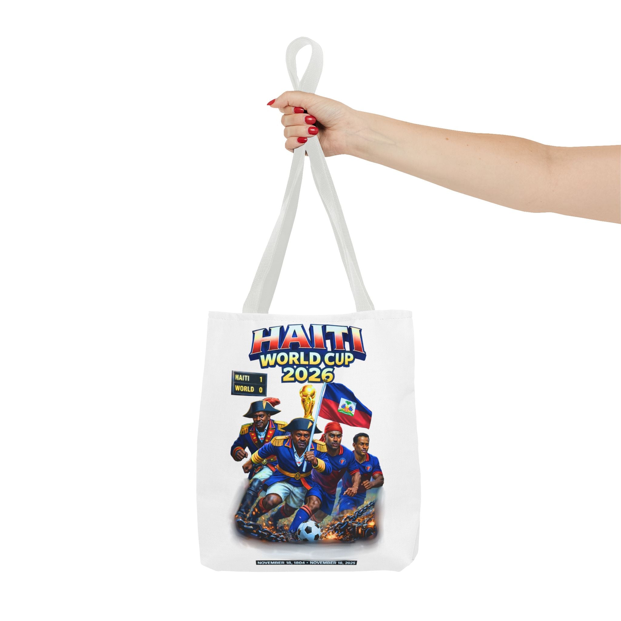 Ayiti Pride All-Over Print Tote Bag – Durable Everyday Carry