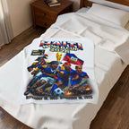 Haiti World Cup 2026 Soccer Team Velveteen Plush Blanket | Haitian Football Fans