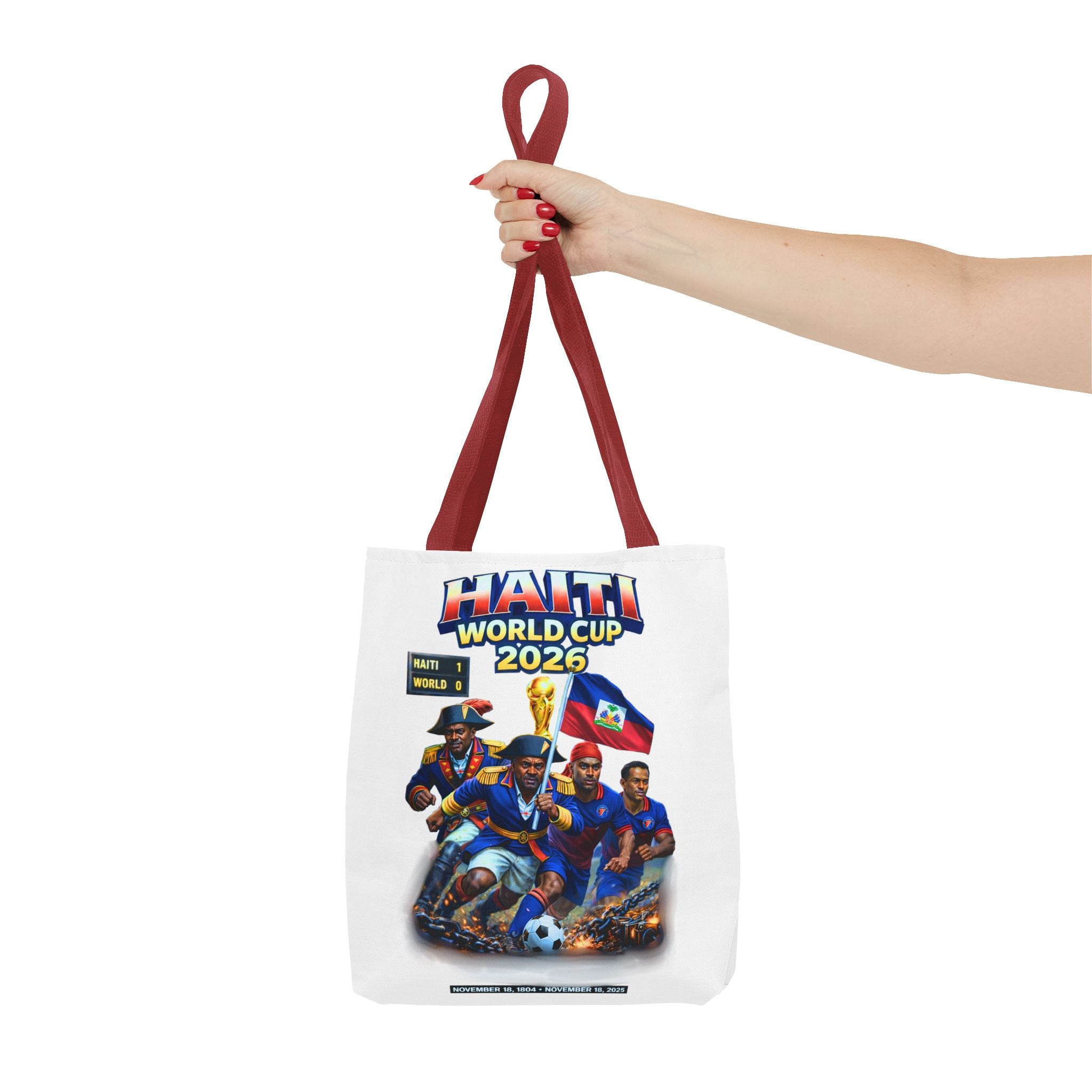 Ayiti Pride All-Over Print Tote Bag – Durable Everyday Carry