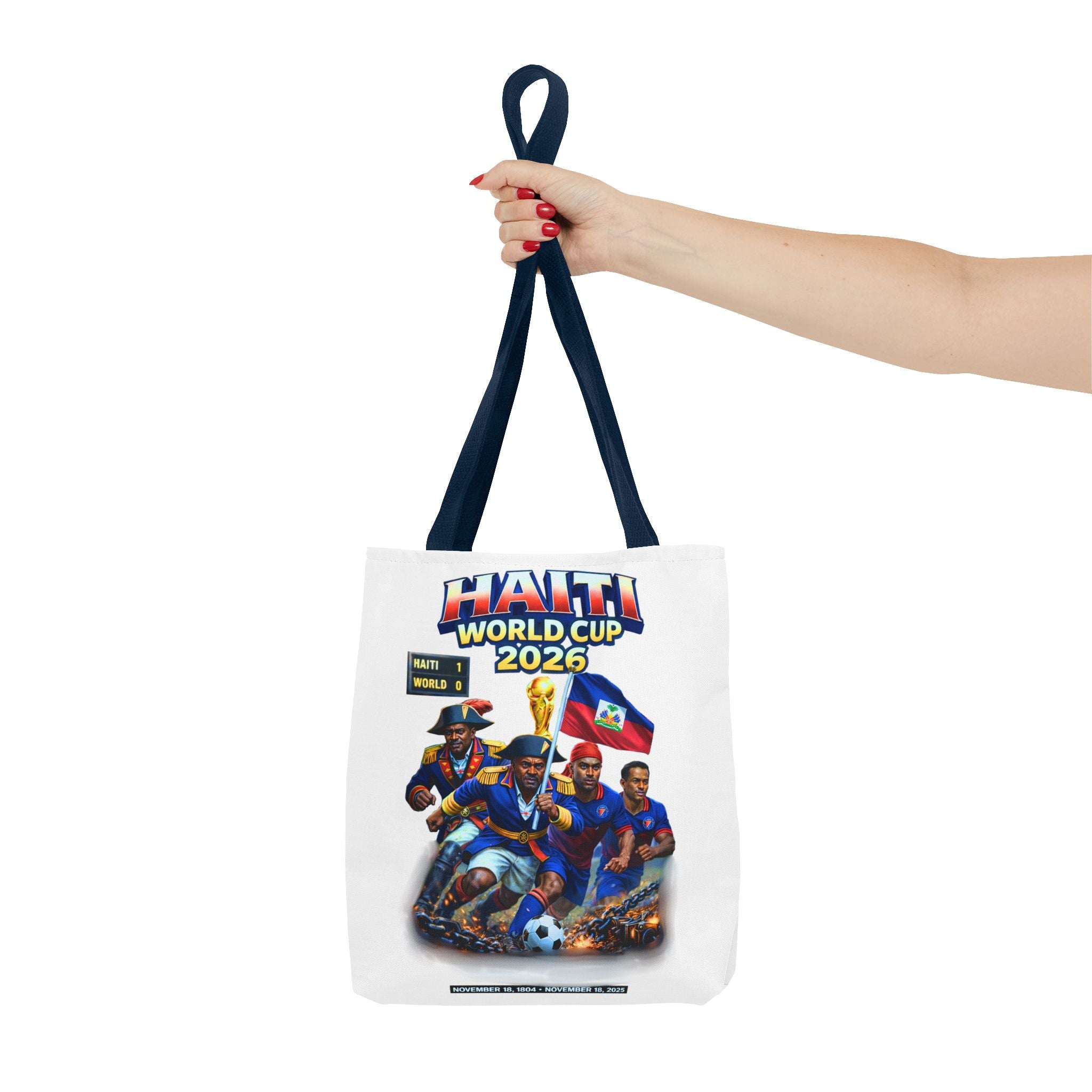 Ayiti Pride All-Over Print Tote Bag – Durable Everyday Carry